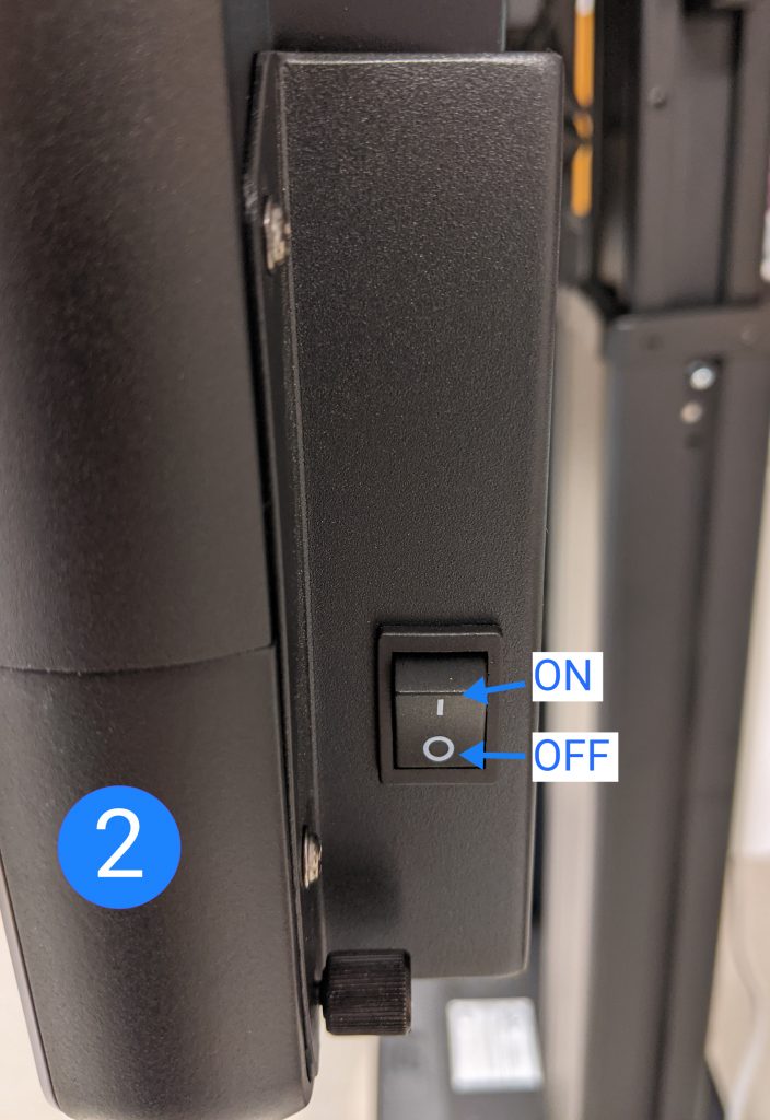 <p>When moving the smartboard, turn the board's power switch OFF.  The controls on the fornt of the board turns the screen off, but not the full system</p>